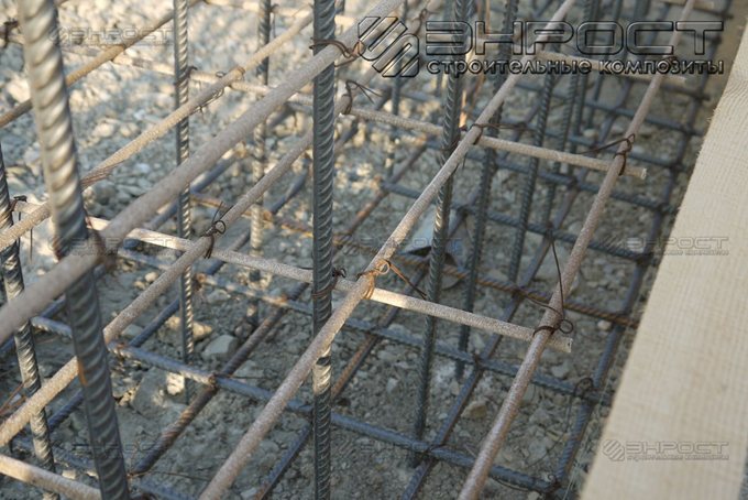 Применение стеклопластиковой арматуры "ROCKBAR" в фундаменте дома, г. Новороссийск